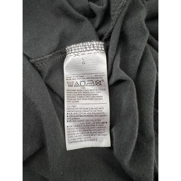 Old Navy Grey Hola Latin Graphic Red Yellow Green Tee Womens Large - Picture 4 of 5